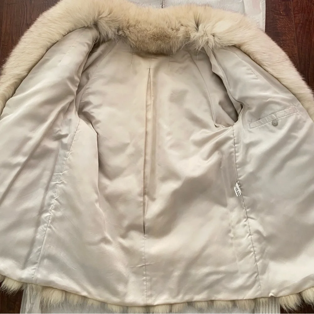 Blue Fox Fur Coat - Picture 8 of 8